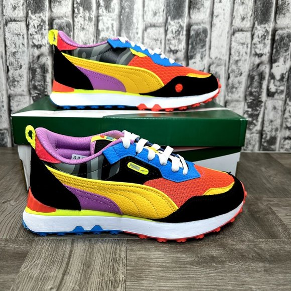 Puma Rider FV Lava Youth size 6.5/Women size 8 - Picture 1 of 8